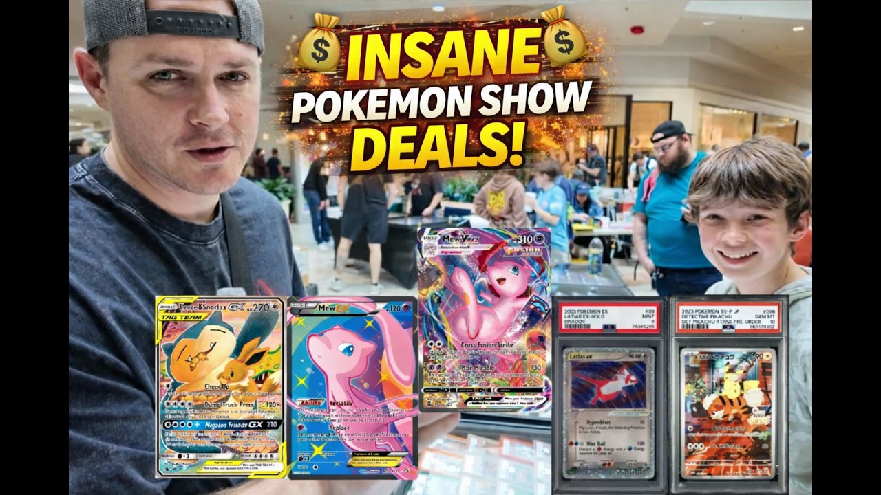 INSANE Pokémon Card Show Deals! 💰 Vendor POV Buying, Selling & Trading All Day (Charleston Show)