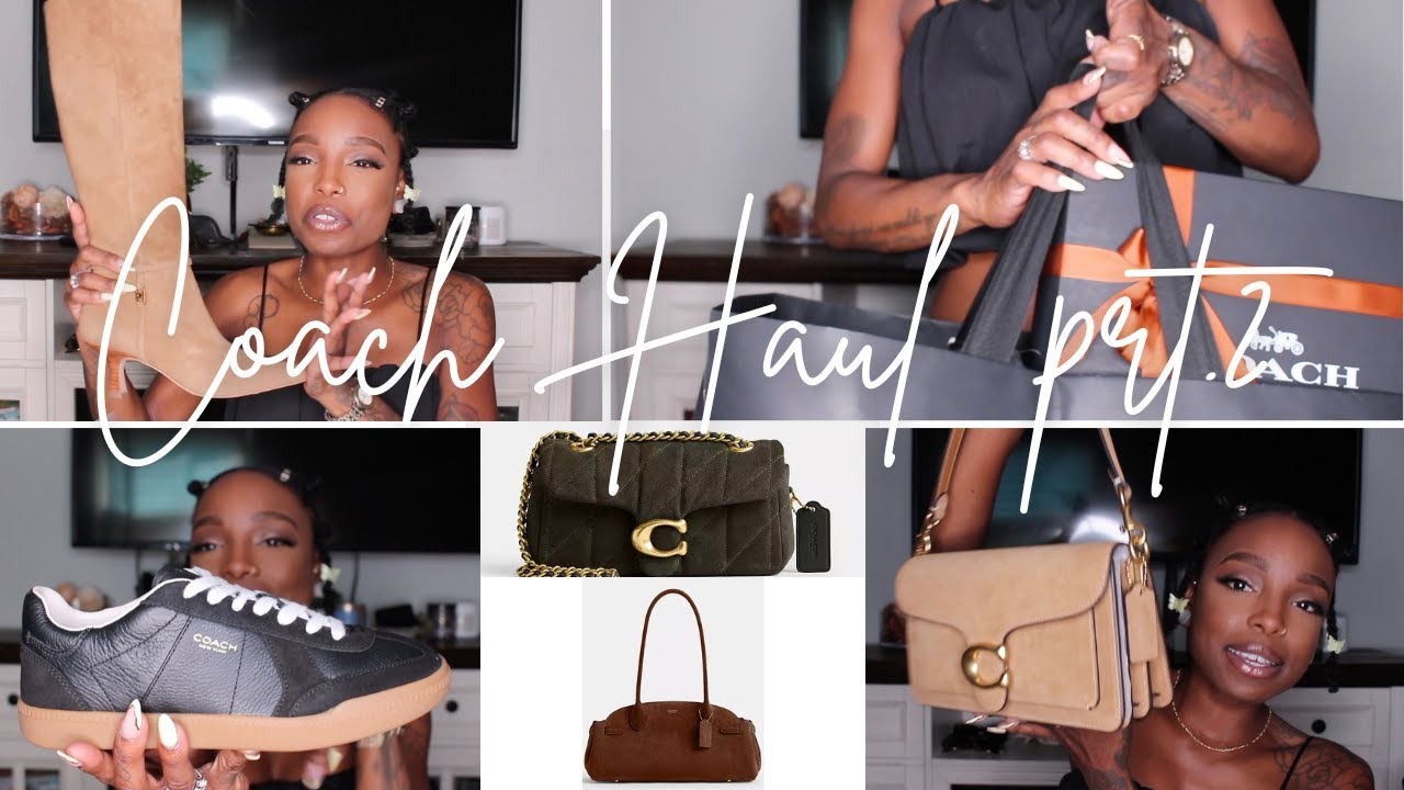 COACH HAUL, часть 2 | Тенденции осенних сумок | Замшевые сумки | Неделя моды