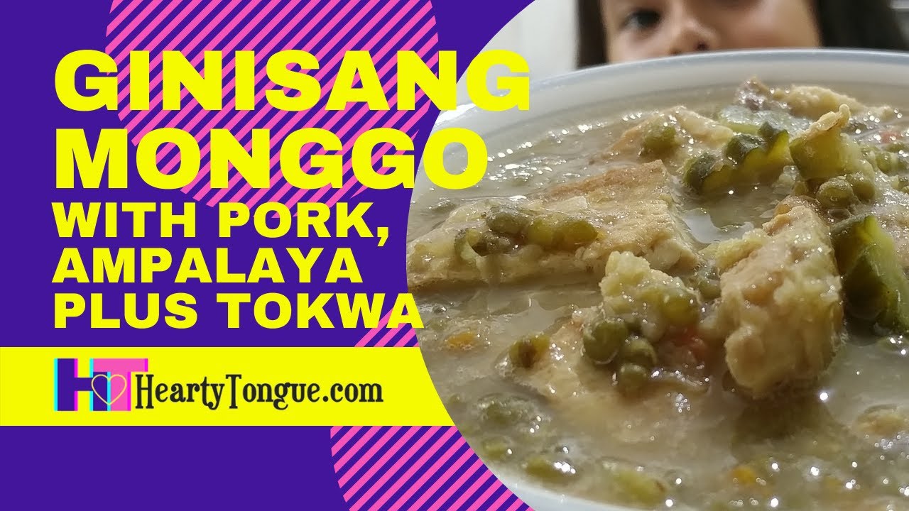 How to Cook Ginisang Monggo with Pork and Ampalaya plus Tokwa