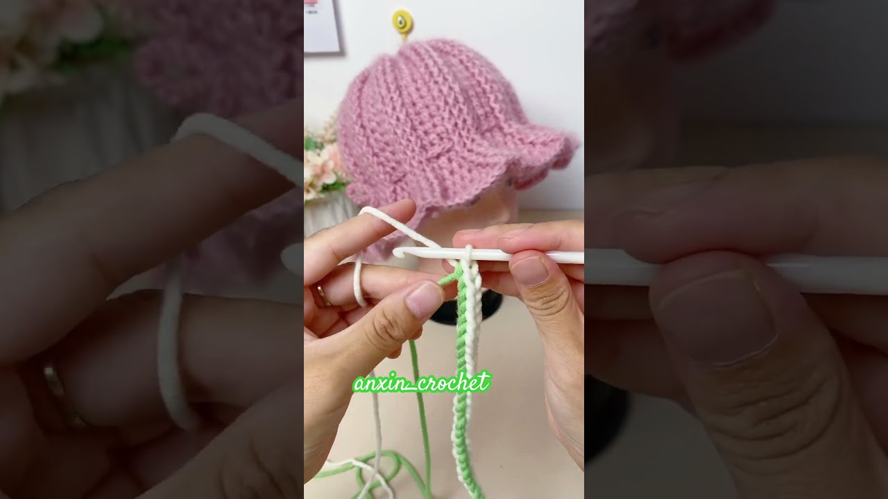 The hat tutorial have been updatedi#hatcrochet #hatmaking #crochethat