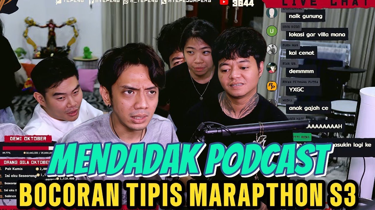 YBRAP JANJI KE TEPE BAKAL BAWA iSHOWSPEED KE MARAPTHON S3⁉️