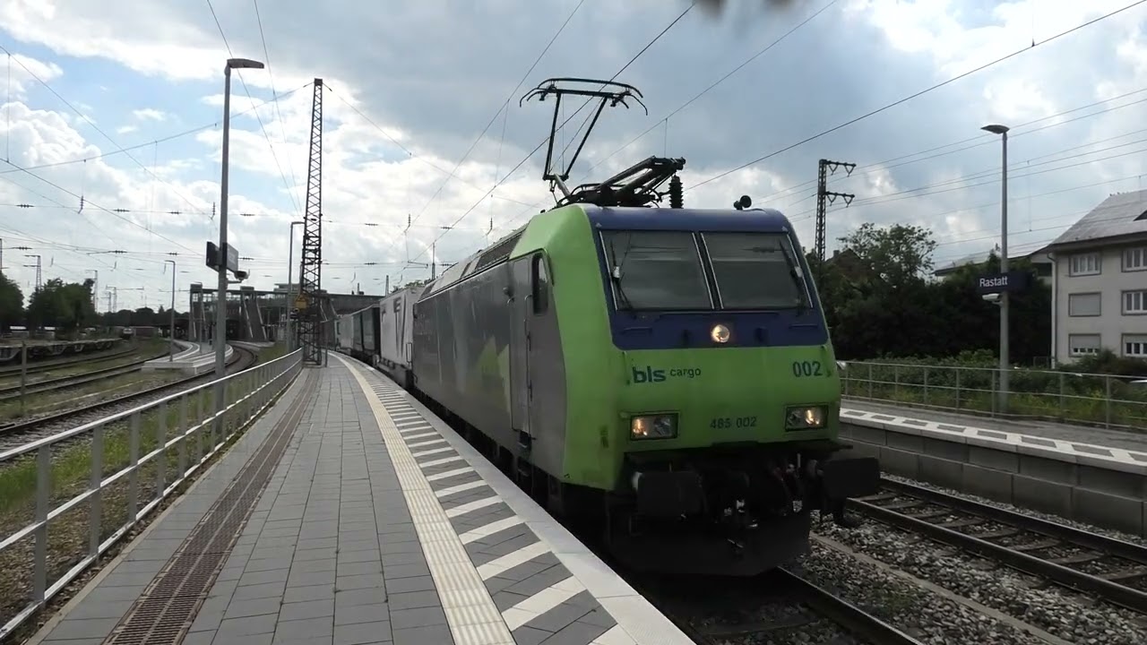 [4K!] Zugverkehr in Rastatt am 22.05.25
