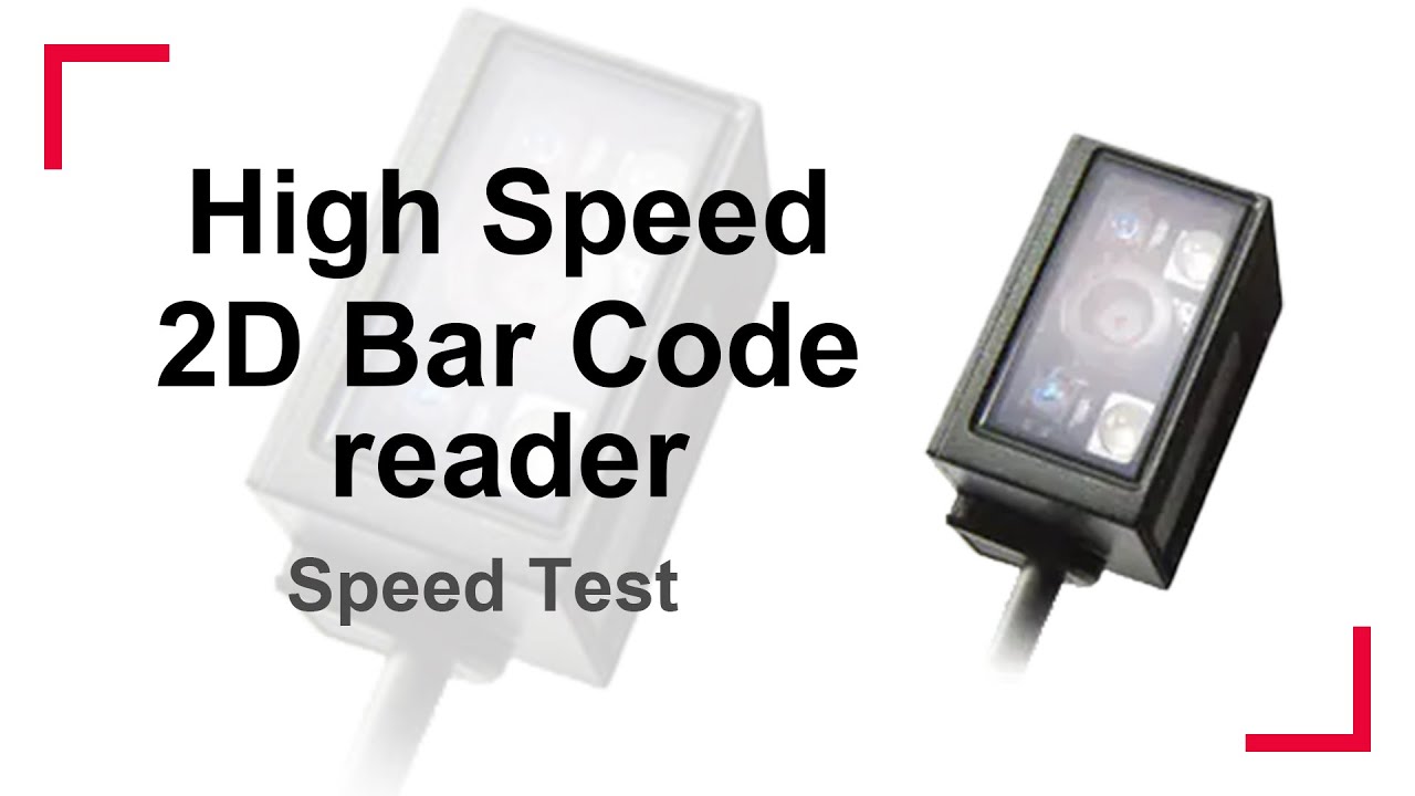 High Speed 2D Bar Code reader speed test | KEYENCE SR600