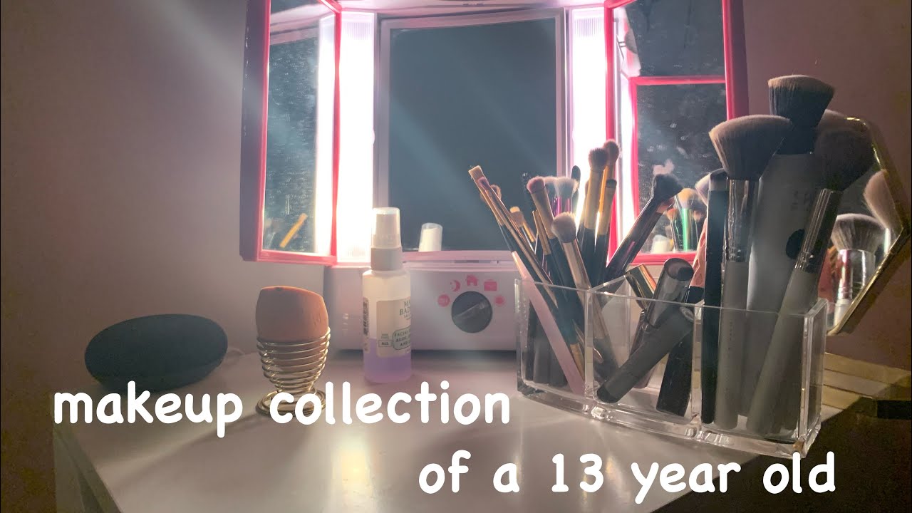 makeup collection of a 13 year old!!