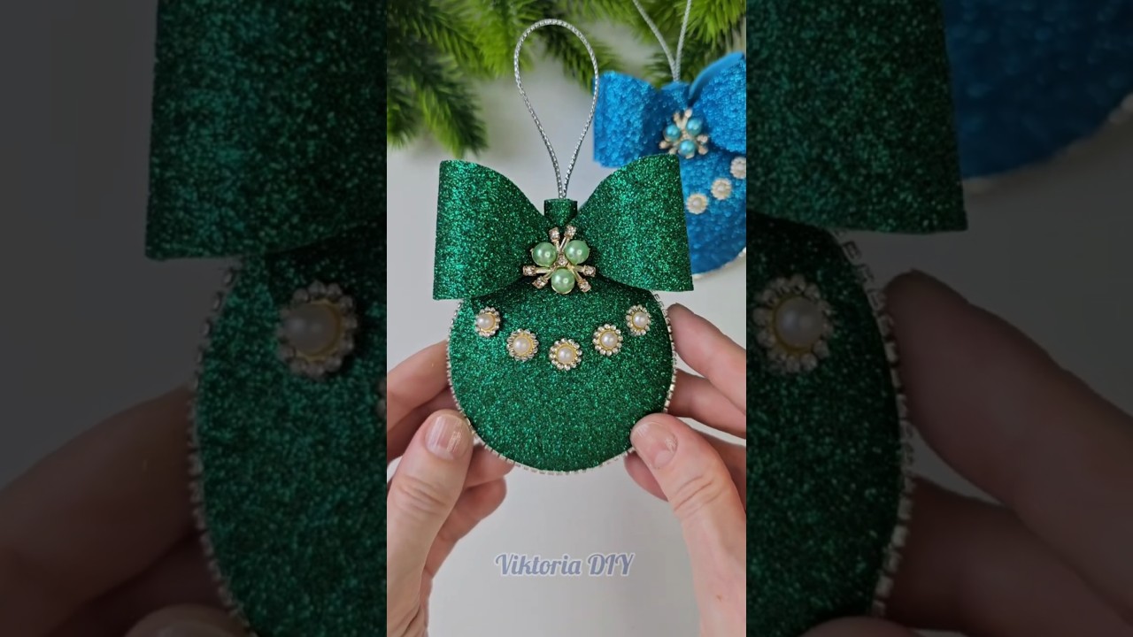 🎀Christmas tree toys 🎄 Christmas decorations 🎄Christmas craft idea #diy #christmas #shorts #craft