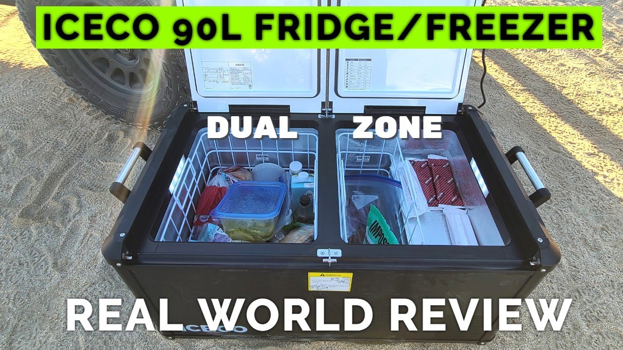 ICECO VL90ProD Dual Zone Portable 12v Fridge/Freezer! Huge & Efficient