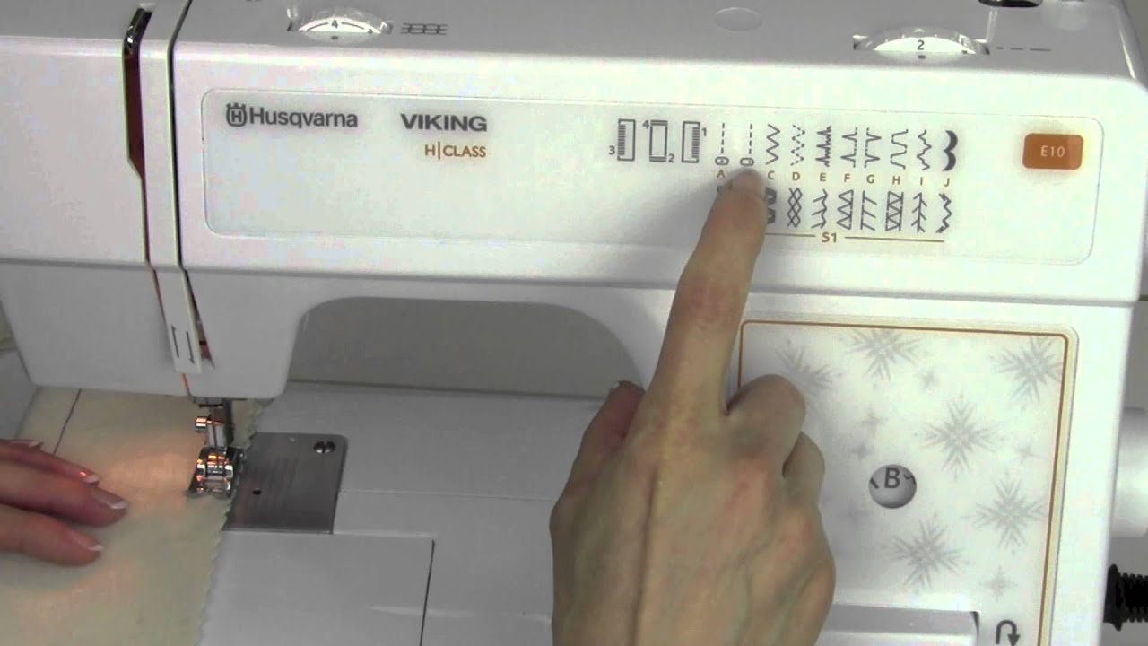 Viking E 10 03 Selecting Stitches