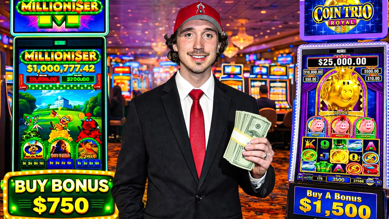 Buying Every Slot Bonus In The Casino (INSANE WIN!)
