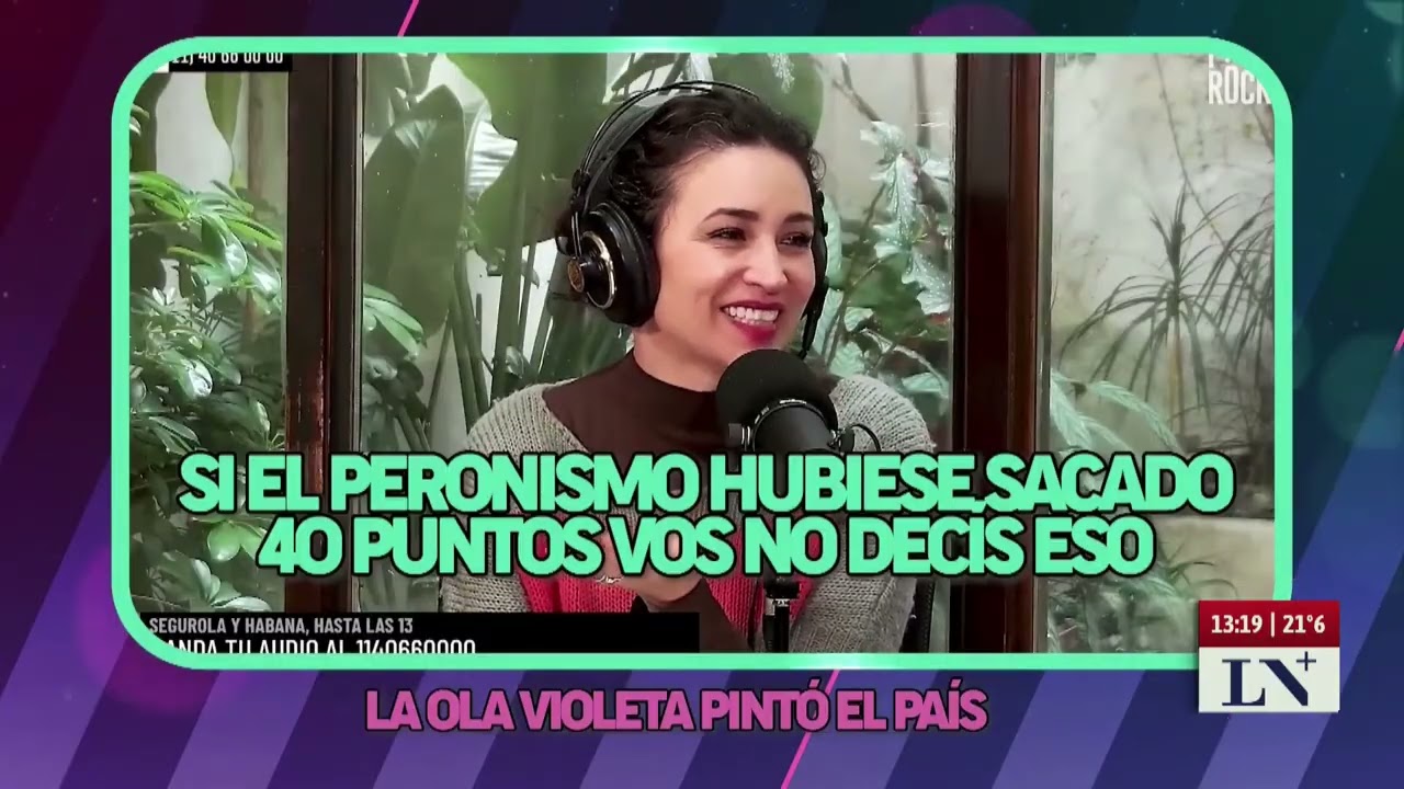 La ola violeta pint&oacute; el pa&iacute;s: Horacio Cabak en +QUE VER
