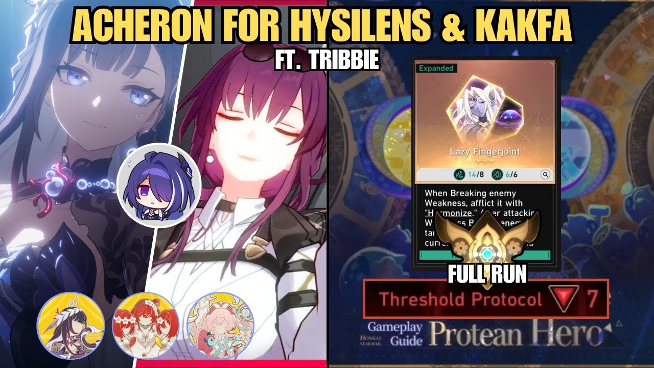 Is Acheron the BEST DoT SUPPORT in DU? Hysilens, Kafka, Acheron - Fingerjoint | DU Protocol 7