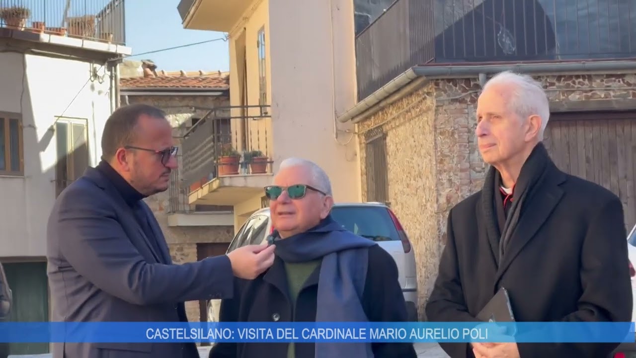 CASTELSILANO: VISITA DEL CARDINALE MARIO AURELIO POLI