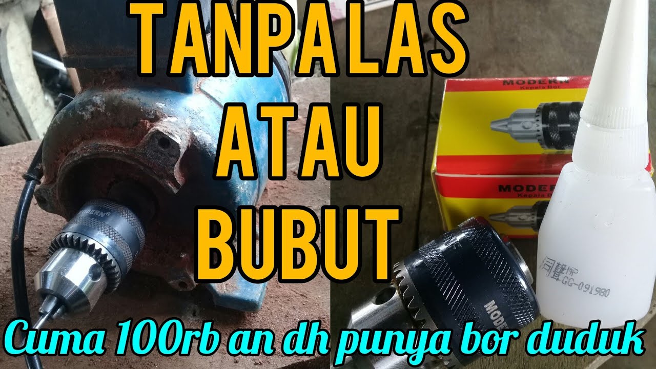Xx CARA PASANG BOR DI MESIN SANYO TANPA LAS ATAU BUBUT