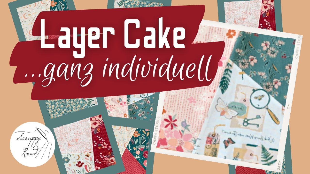 Nähe, nähe - Kuchen? | Improv-Blöcke mit dem Layer Cake | 