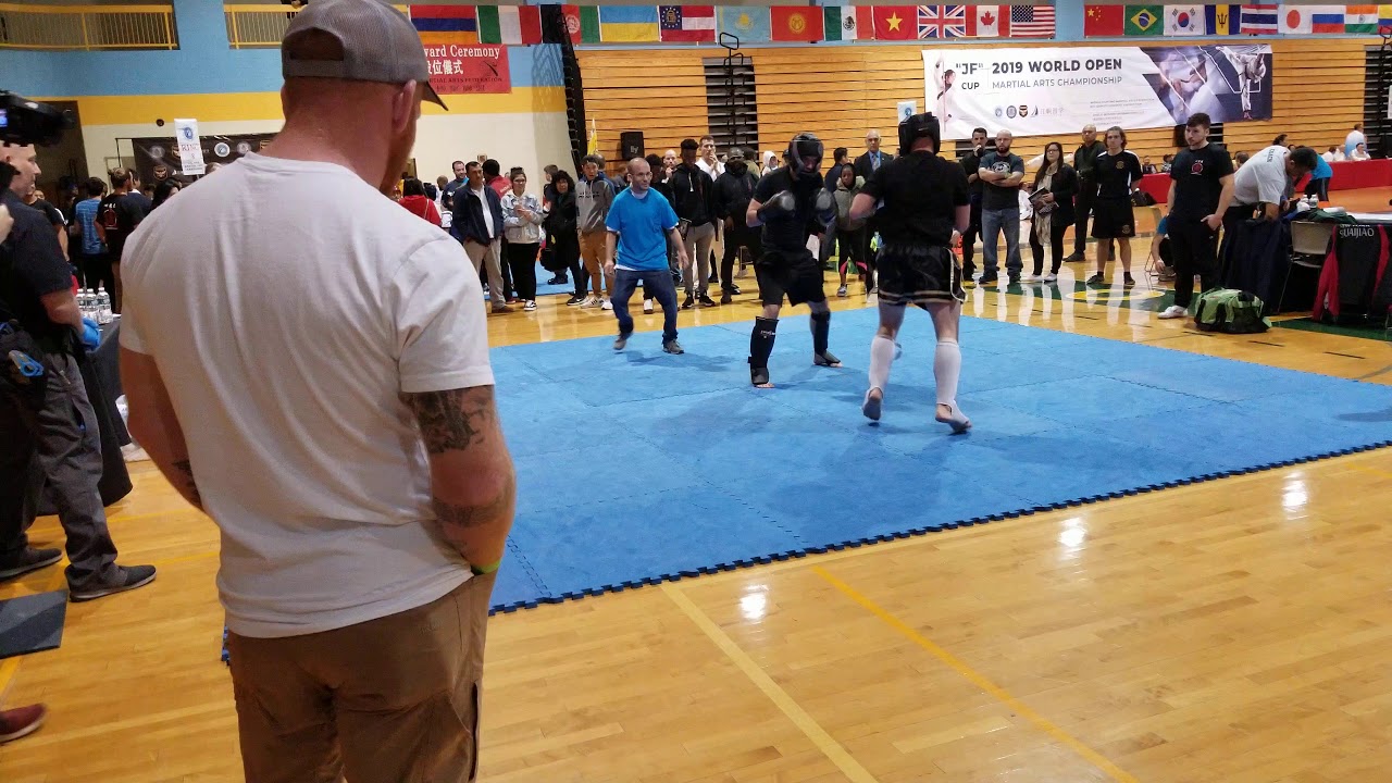 2019 WFMAF World Open San Da Division - Tommy Aliberti, Fight 1, Round 2