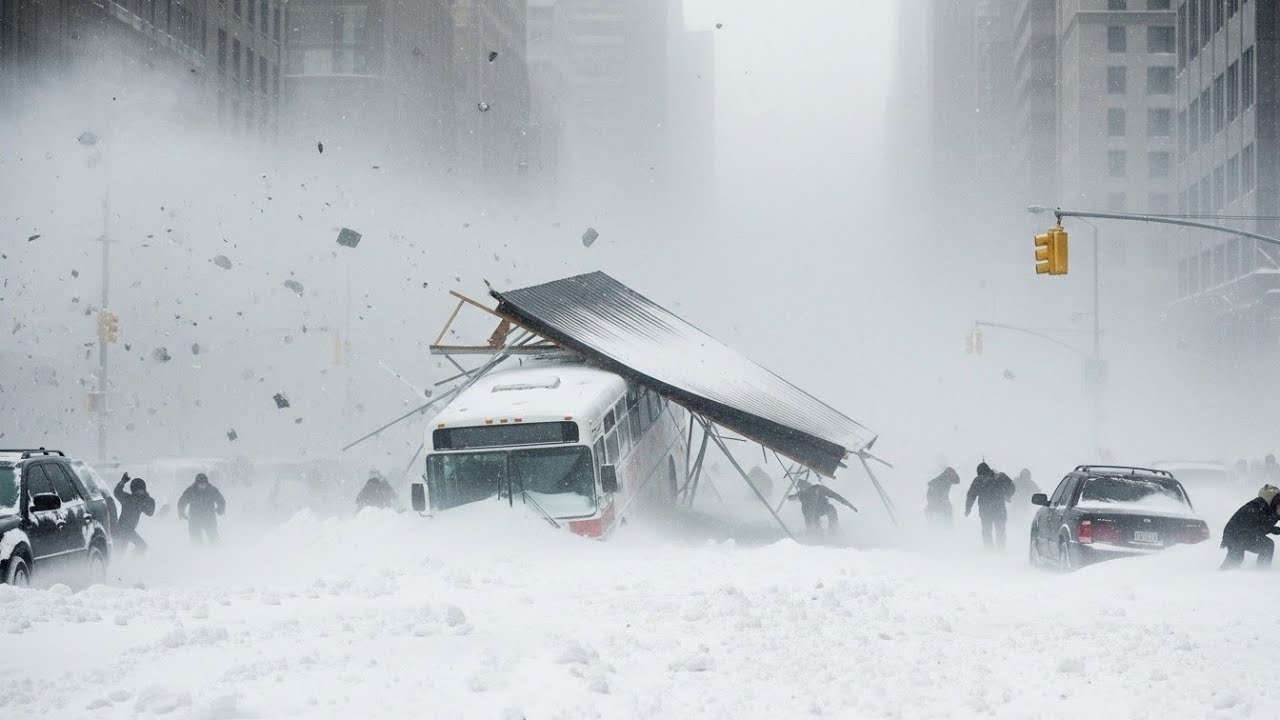 Blizzard 2026 SHUTS DOWN New York City: Record Snow, Hurricane Winds & Total Whiteout Nightmare
