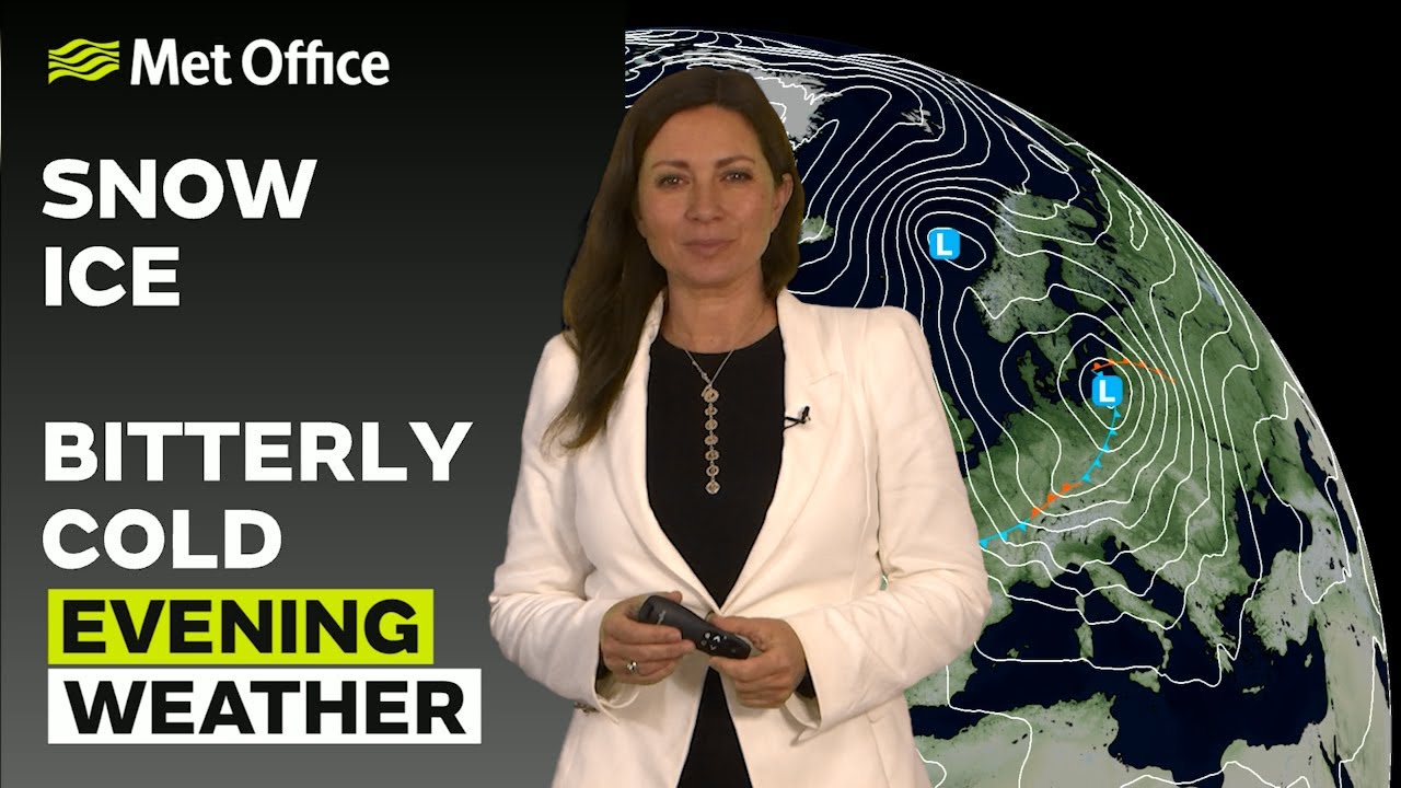 19/11/24 - A cold night with snow in places-  Evening Weather Forecast UK – Met Office Weather