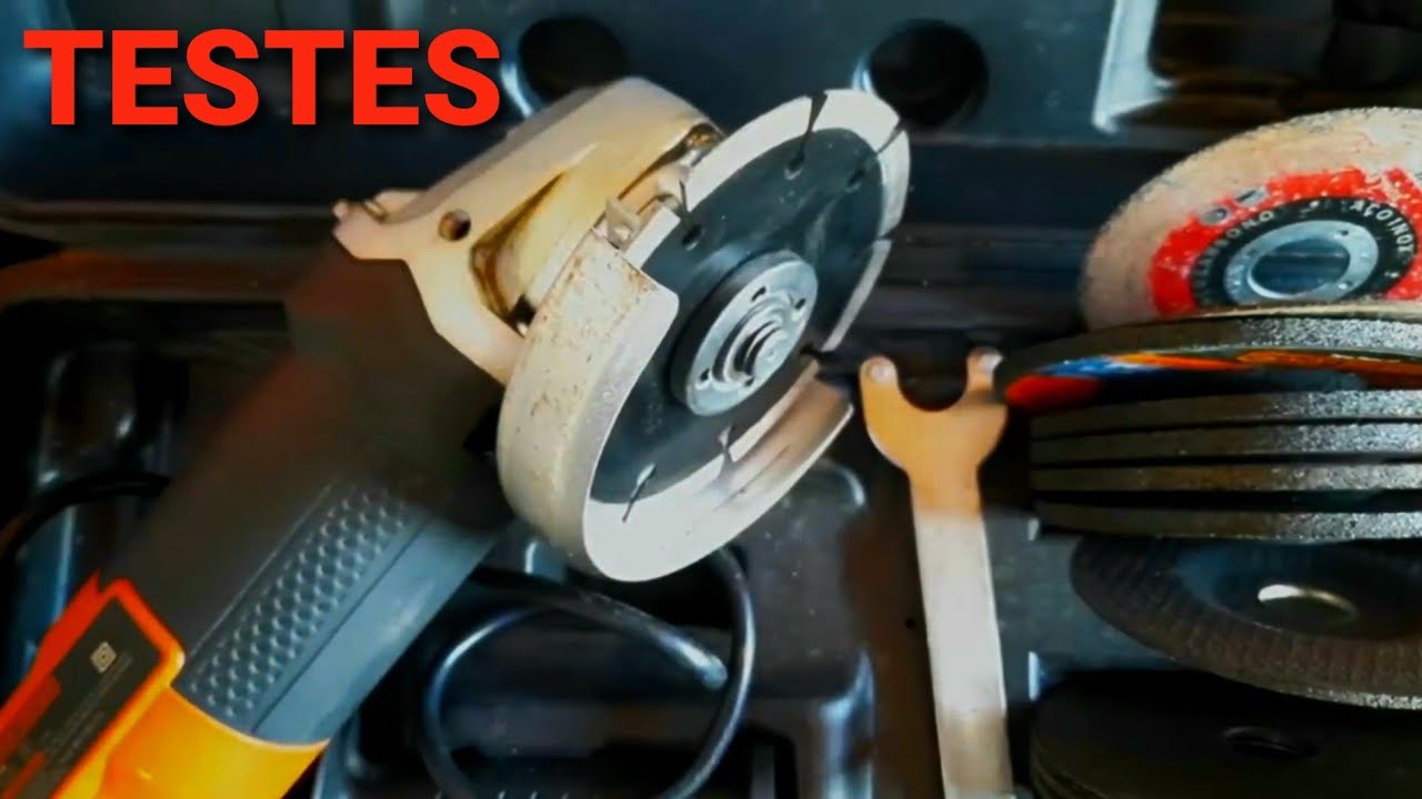 Testes Da Esmerilhadeira Black+Decker Com Disco Diamantado