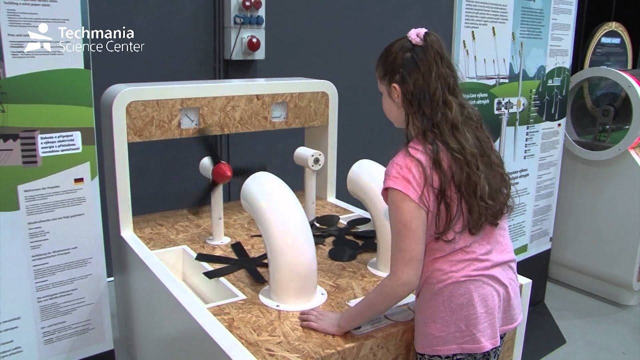 Exhibition Renewable Energy Sources - Techmania Science Center, Pilsen, Czech Republic