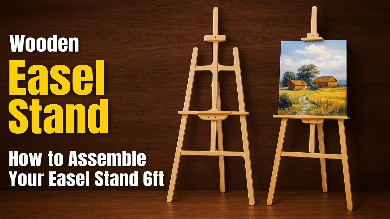 How to assemble your 6ft easel stand #easel #Aframeeasel#art #trending #sameerart #explore