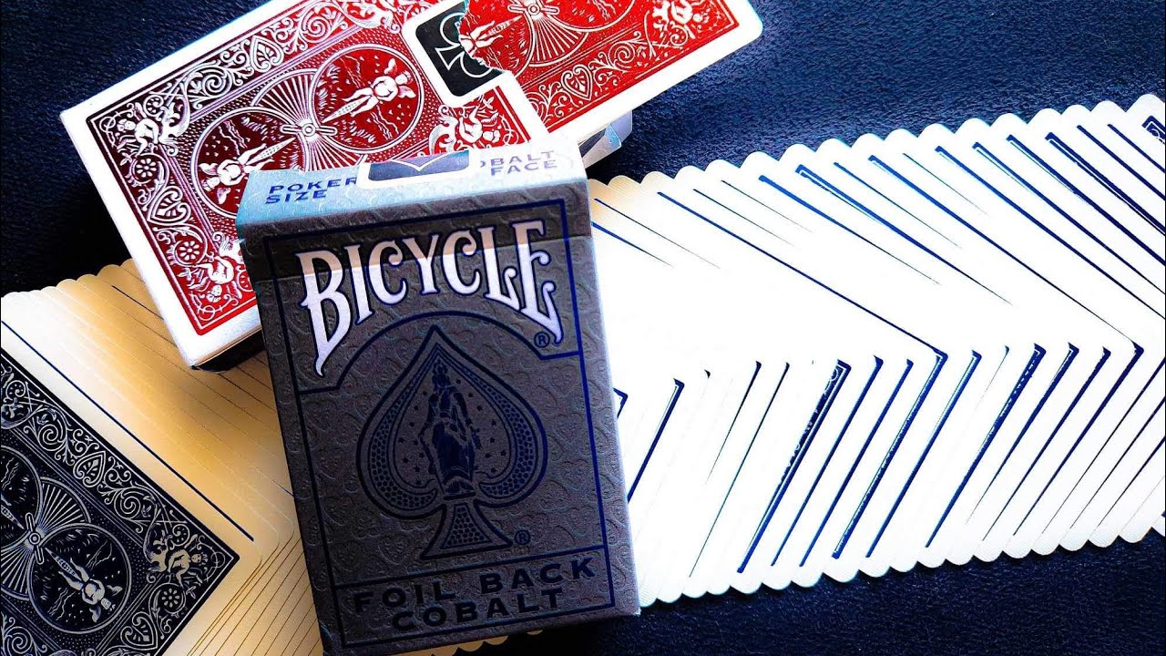 MetalLuxe Cobalt and Crimson Playing Cards by Bicycle | Showcase