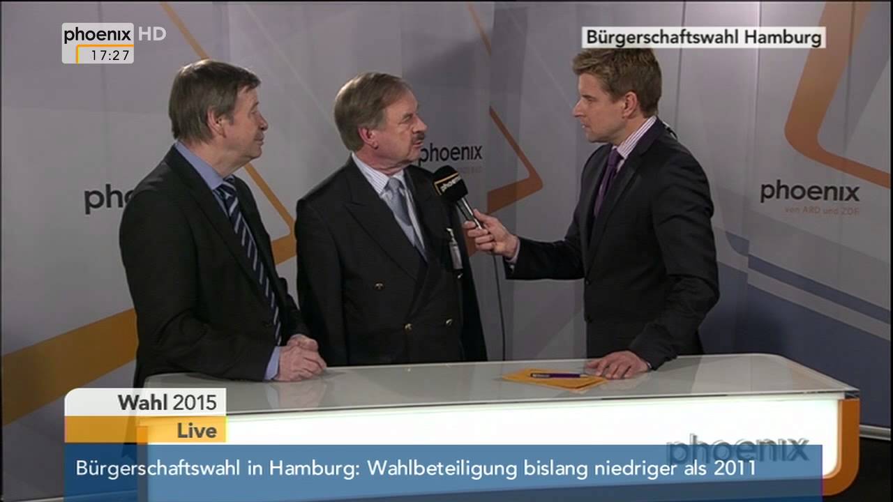 Wahl in Hamburg: Ortwin Runde und Dirk Fischer im Interview am 15.02.2015
