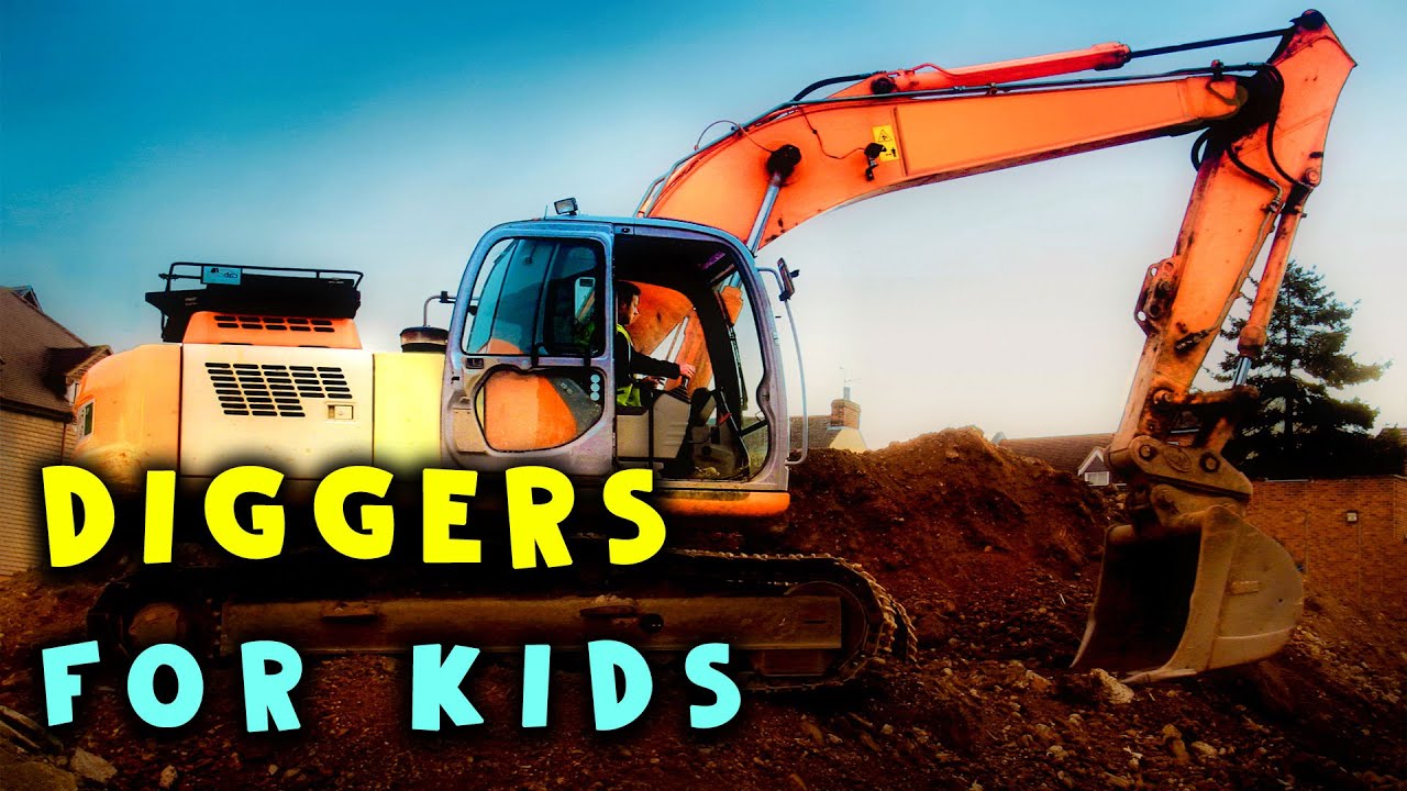 🦺 DIGGER HEROES 🦸🏼&zwj;♂️Diggers For Children, Diggers In Action