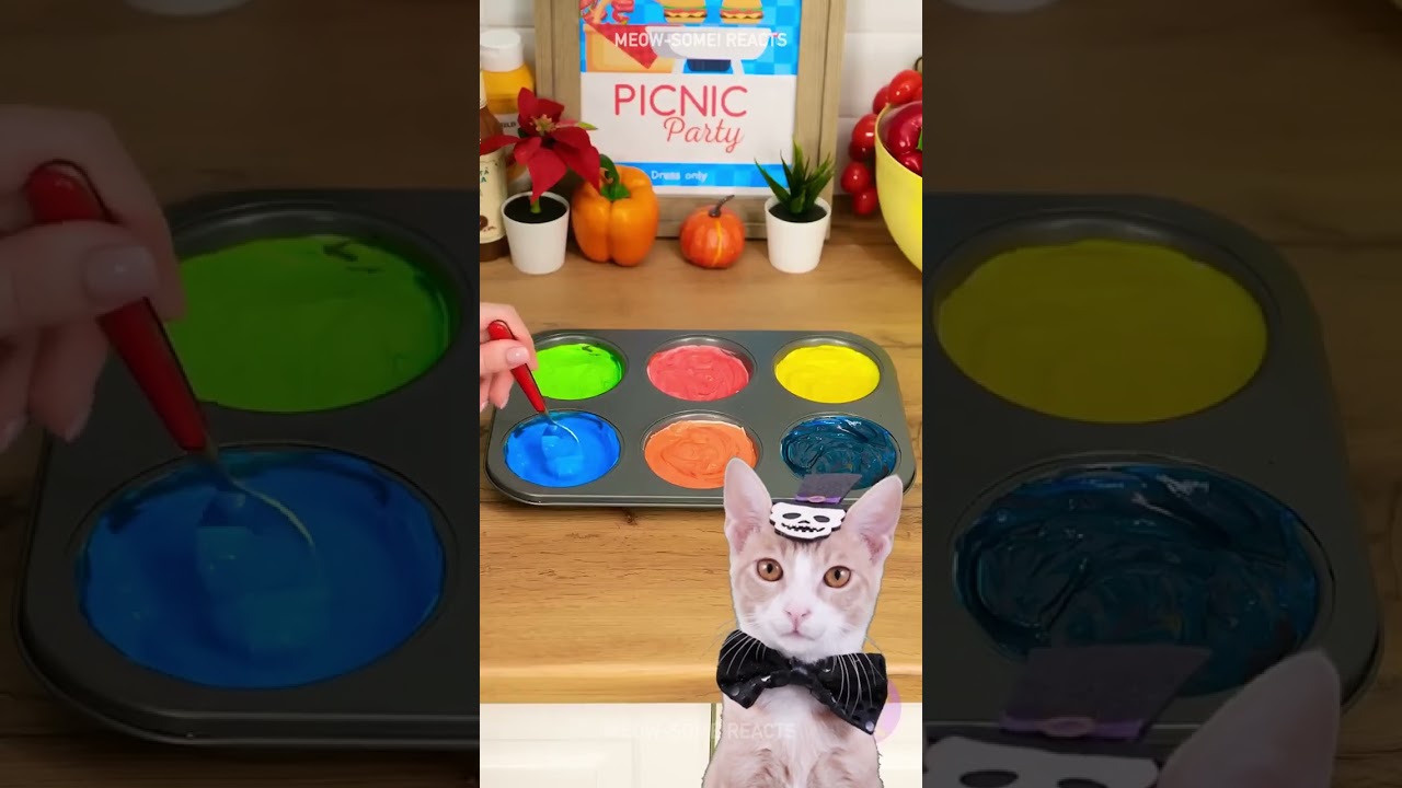 WOOW 😻 Cat Lukis yang Bisa Dimakan DIY! 🌈