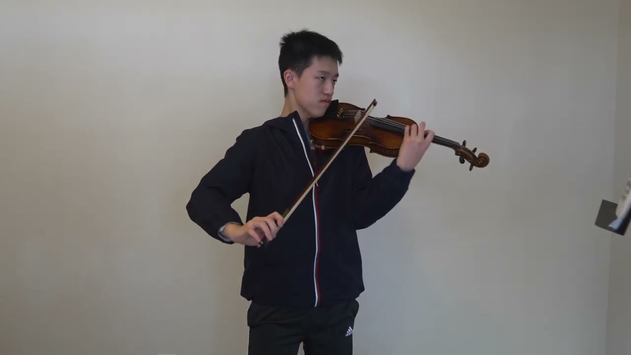 wieniawski violin concerto No 2 in d minor 1st Mvt Violin Solo Jin Zhou