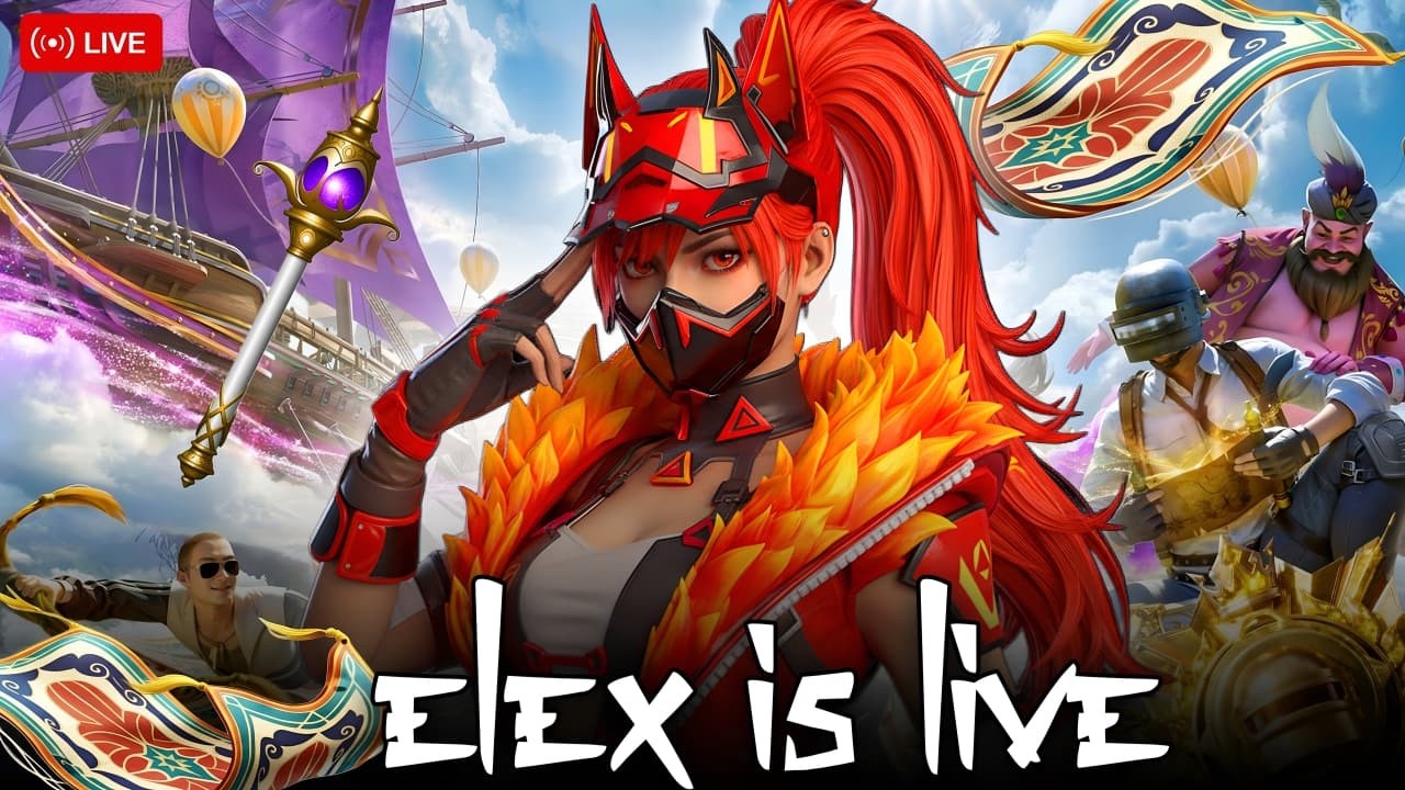 ELEX IS LIVE🎮 BGMI LIVE GAMEPLAY 4.2 UPDATE 🔥 | Rank Push || CHICKEN DINNER