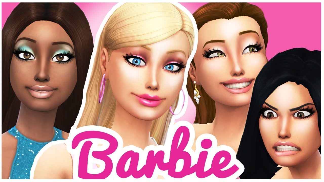 BARBIE'S FRIENDS! BARBIE LIFE IN THE DREAM HOUSE | THE SIMS 4 CAS