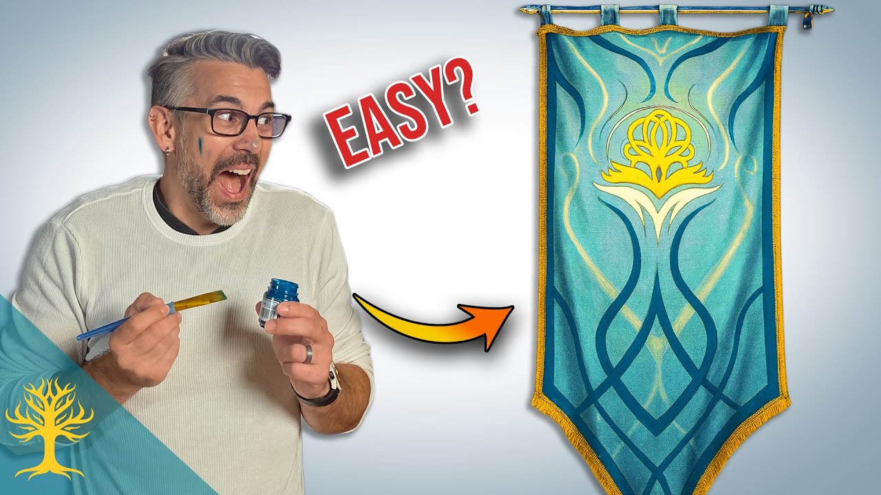 Sewing Our Battle Banner for LARP WAR!!!!