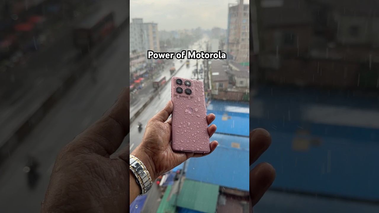 Motorola edge 60 fusion camera test during rain.