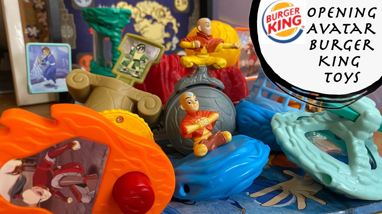 Opening Avatar: The Last Airbender Burger King Toys