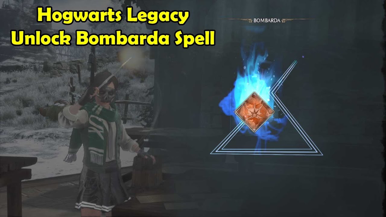Unlock Bombarda Spell Hogwarts Legacy