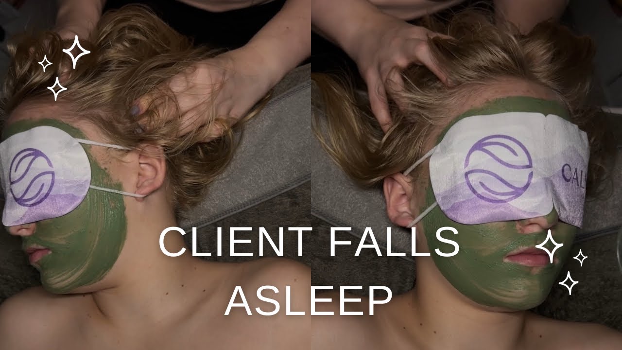 ASMR Scalp Massage that Knocks out Client!