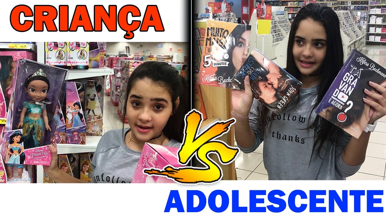 CRIANÇA VS ADOLESCENTE NO SHOPPING