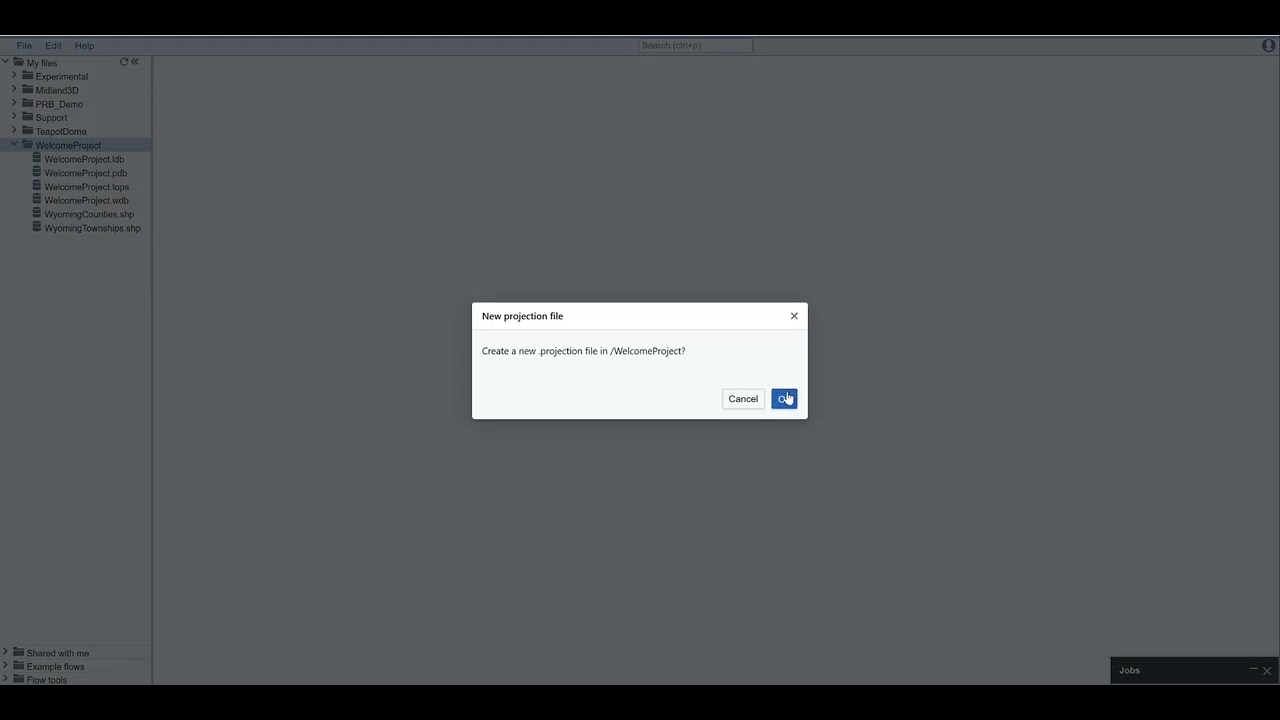 3D Modelling Wecome Project - Setting the Projection