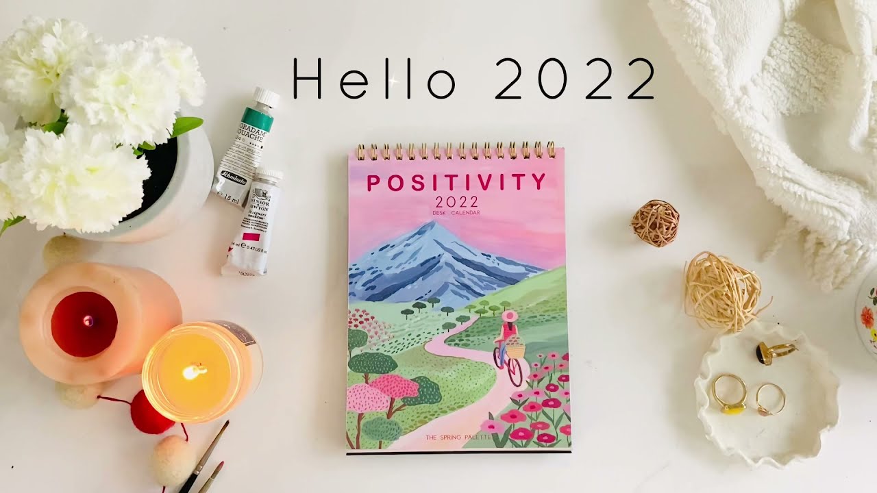 Positivity Desk Calendar 2022 by the Spring Palette