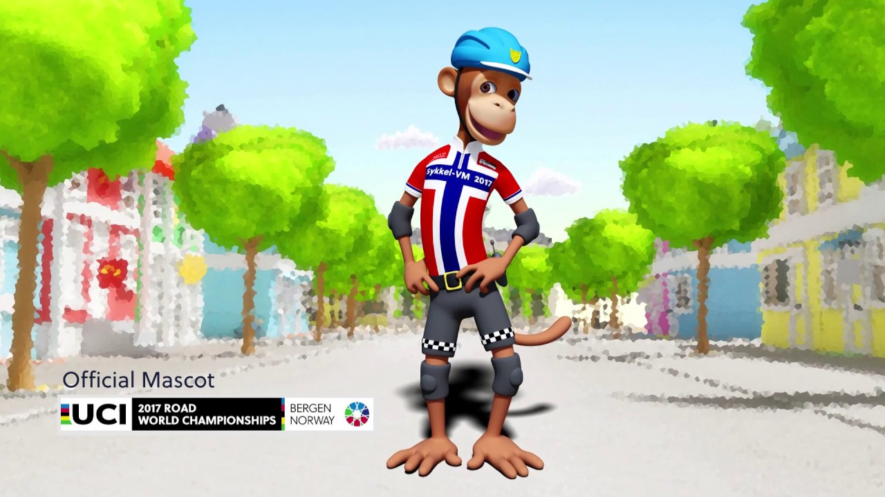 Official mascot for UCI Road World Championships in Bergen, Norway 2017