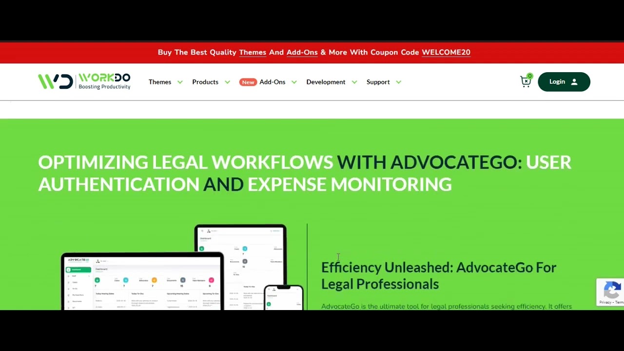 AdvocateGo - Legal Practice Management By WorkDo