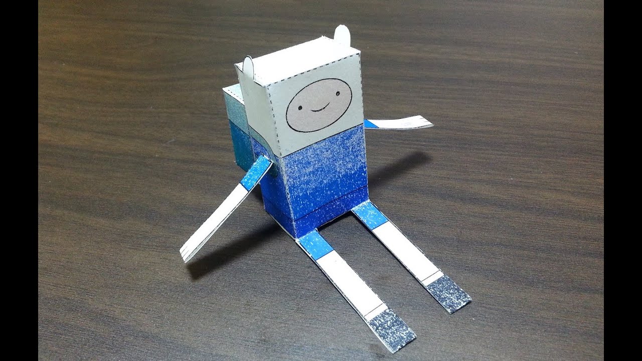 ASMR Paper Craft Finn of Adventure Time│No Talking