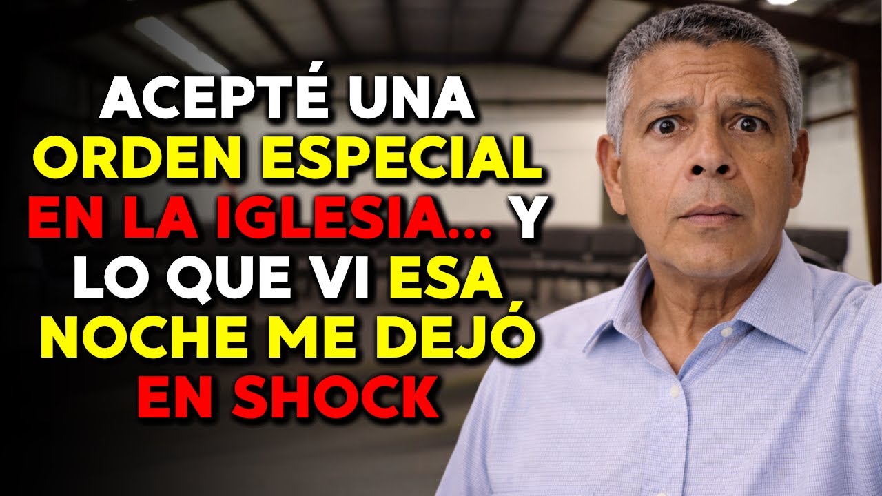 Acepté una orden “especial” en la iglesia… y lo que vi esa noche me dejó en shock
