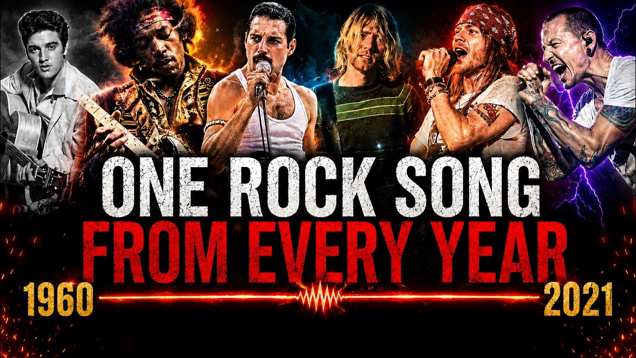 One rock song from every year (1960-2021)