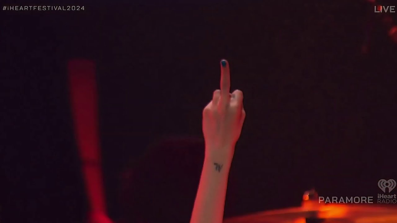 Paramore - Big Man, Little Dignity + Speech against Trump - iHeartRadio Music Festival 2024