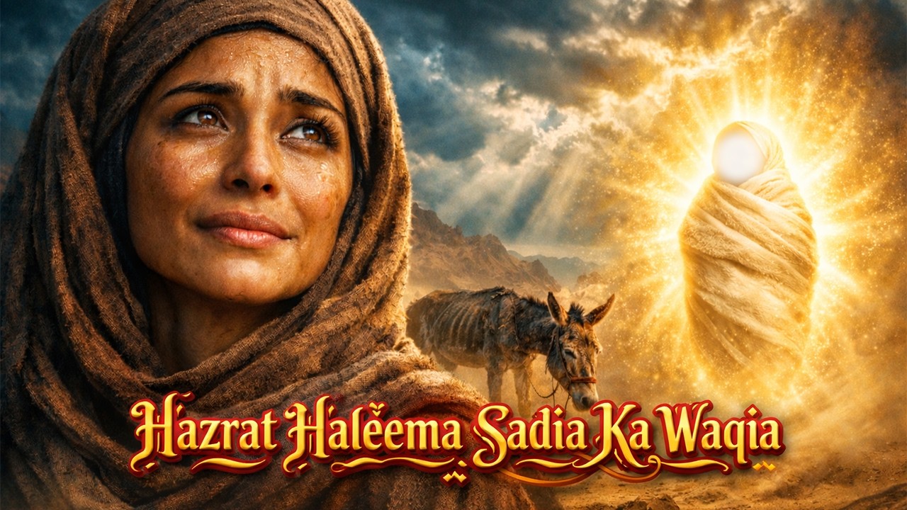 Hazrat Haleema Sadiya (RA) Ka Waqiya | SubhanAllah Hairat Angeez Waqia | Islamic Story