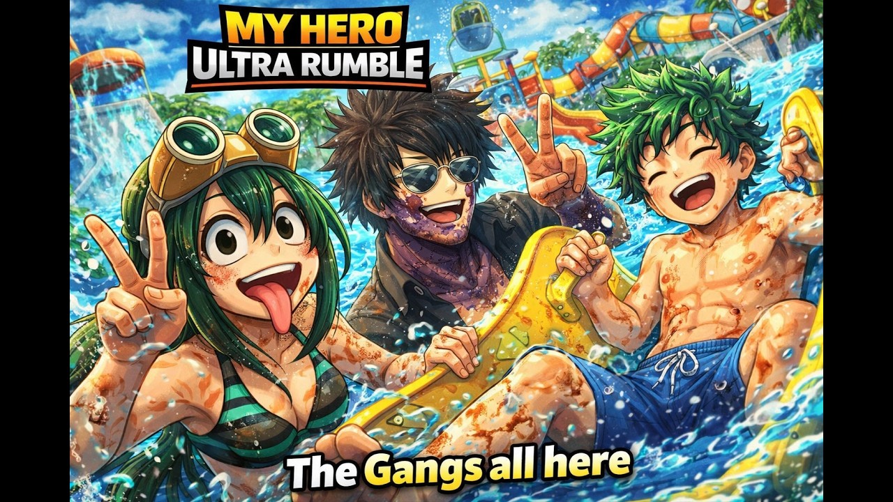 Full Squad Fun at the Water Park | My Hero Ultra Rumble | Ace Rank Casual Game