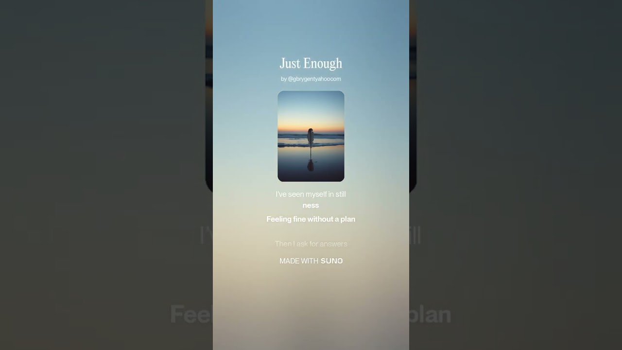 Just Enough ----   #softrocksongs #melodiesforthesoul #popmusic #popsong #popmusicgenre #newpopsongs
