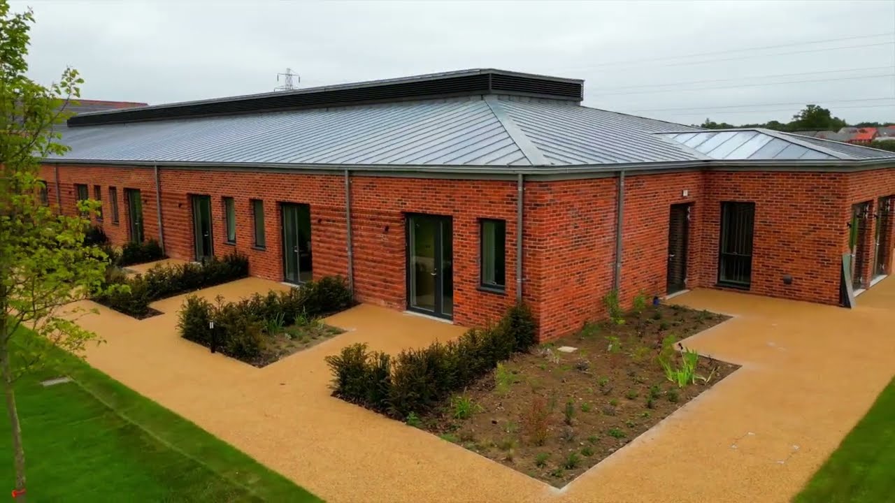 Drone footage of the new Priscilla Bacon Lodge - July 2023