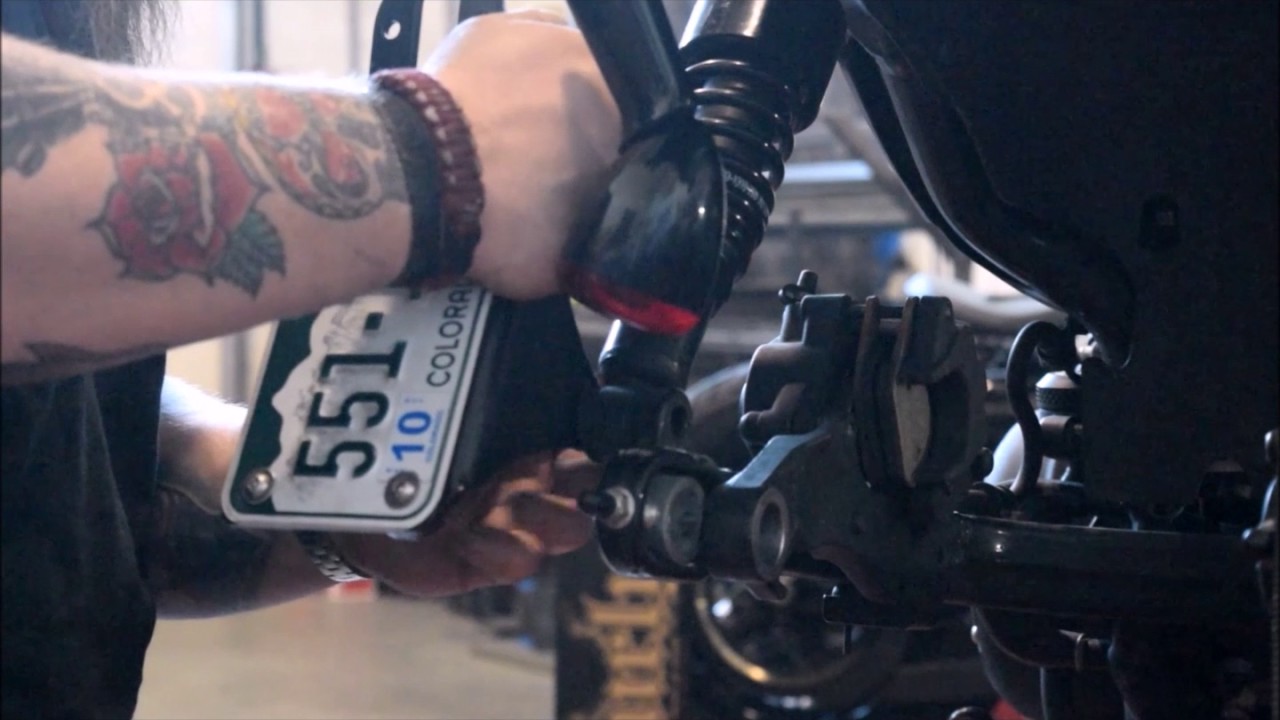 How to Install a DK Custom License Plate Relocation Kit On A Harley Davidson Motorcycle