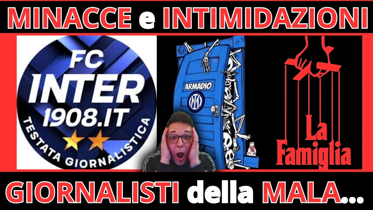 JUVENTUS: 😱 nelle MANI della MALA... 🚨 MINACCE e INTIMIDAZIONI da GIORNALISTI INTERISTI 